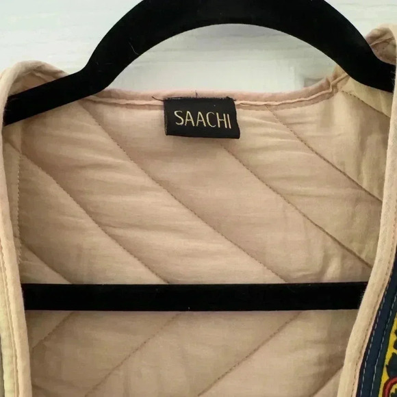 Saachi Quilted Patchwork Coat - Picture 2 of 9